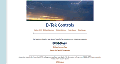 Desktop Screenshot of dtekcontrols.com